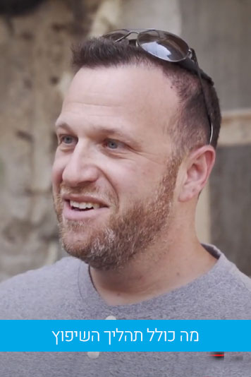 דניאל שרצמן – מה כולל תהליך השיפוץ